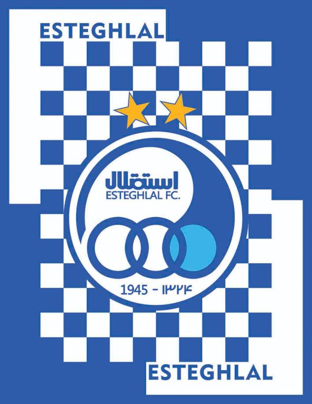 پتو کمسافرتی مدل ورزشی طرح تیم باشگاهی استقلال
